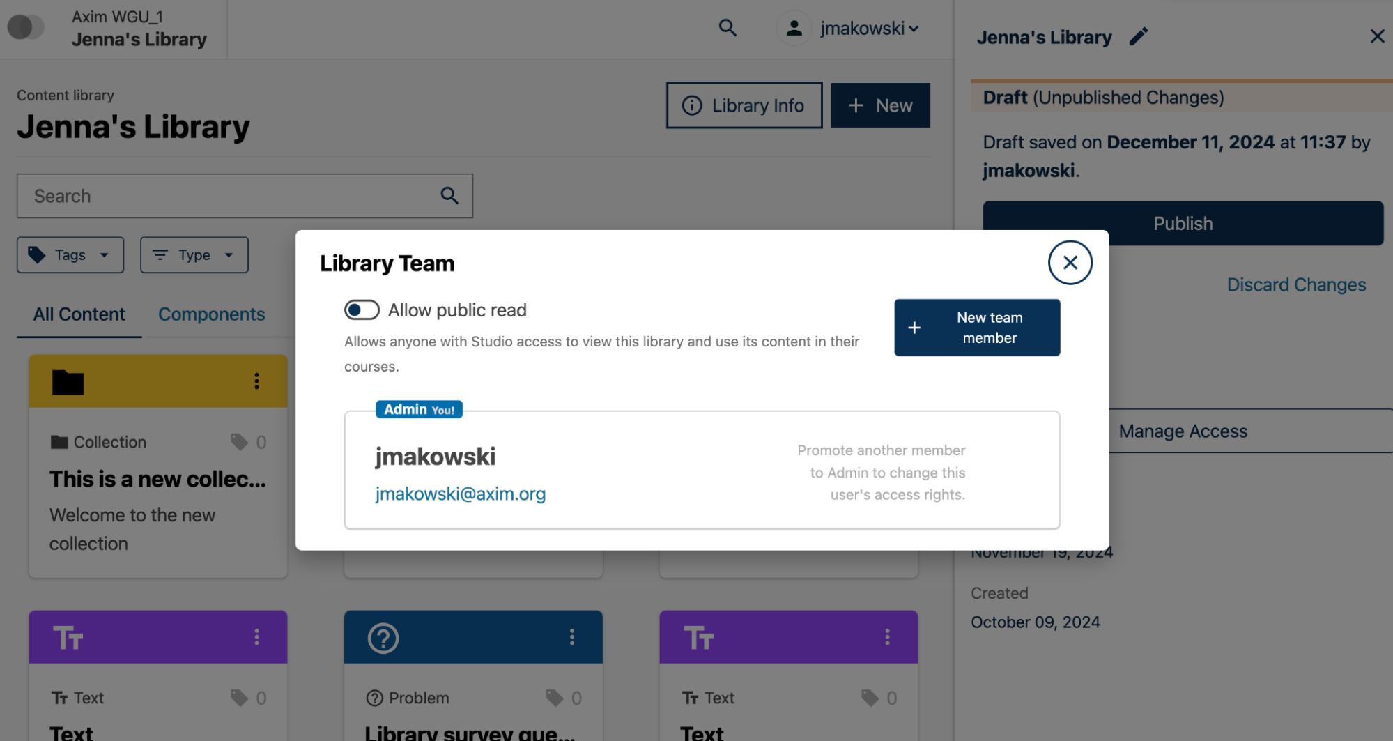 Add users to Libraries — Latest documentation
